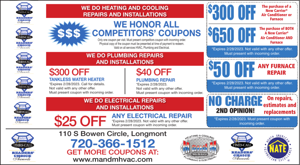 M and M Heating Cooling Plumbing Heating, Cooling & Plumbing LOCAL