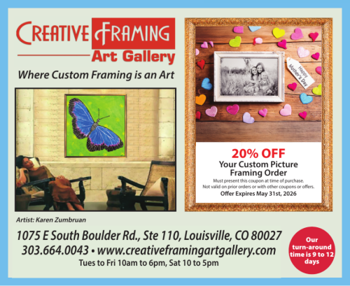 Coupon: Creative Framing & Art Gallery - 20% Off Your Custom Framing Order